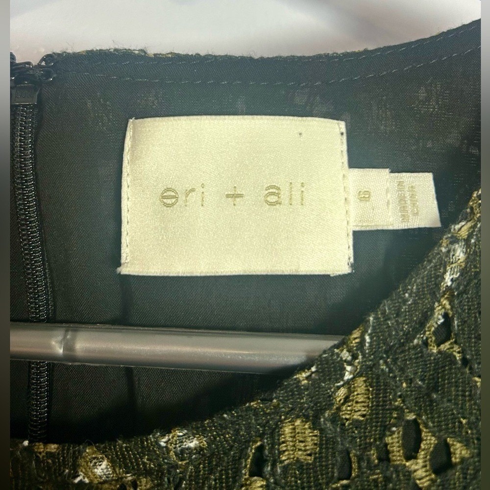 Eri + Ali Anthropologie Nevaeh Floral Lace Fit & Flare Dress Size 6 - Picture 11 of 11